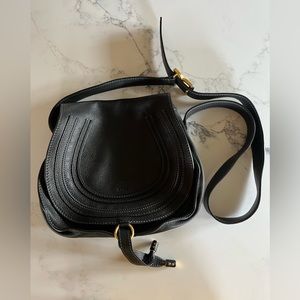 Chloe Medium Marcie Leather Crossbody Bag